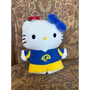 Hello Kitty Rams Stuffed Animal Plushie New w Tags